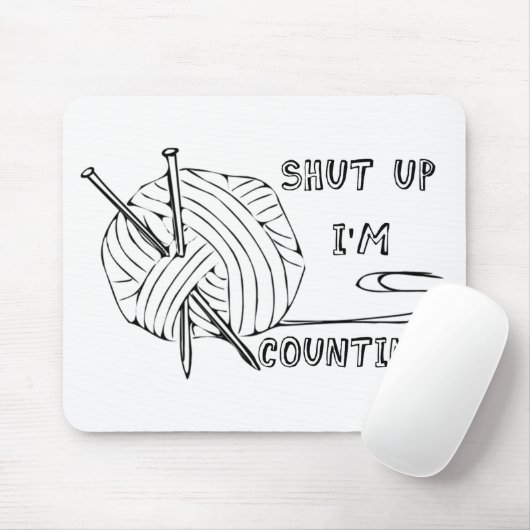 Hou je kop Ik tel. Muismat (Met muis)