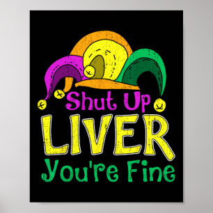 Hou je kop, je bent een mooie Mardi Gras Parade. Poster