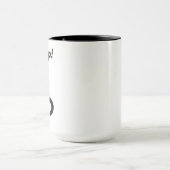 Hou je kop! Kantoor Coffee voor Insult Black Cat Mok (Midden)