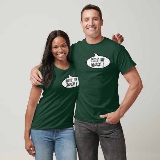 Hou je kop met misdaad T-Shirt (Unisex)