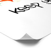 'Hou je kop omhoog!' Poster (Hoek)