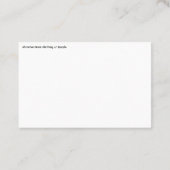 Hou je kop visitekaartje (Achterkant)