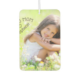 Hou je mam gepersonaliseerde foto hart vorm luchtverfrisser