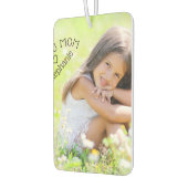 Hou je mam gepersonaliseerde foto hart vorm luchtverfrisser (Links)