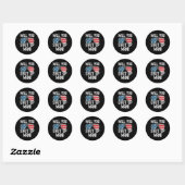 Hou je Man dicht! Joe Biden Ronde Sticker (Vel)