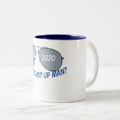 Hou je man dicht. tweekleurige koffiemok (Voorkant rechts)