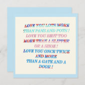 Hou je meer gelegenheid cadeau met woorden (Voorkant / Achterkant)