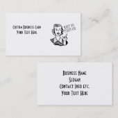 Hou je mieren aan! - Retro Houseechtgenote Visitekaartje (Voorkant / Achterkant)