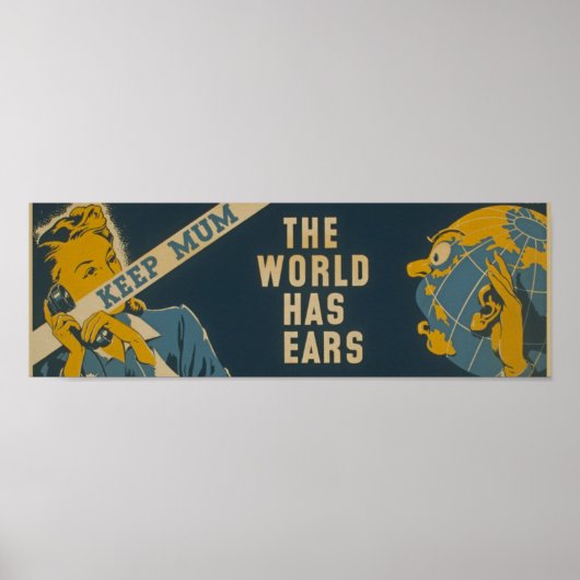 Hou je moeder propaganda poster (Voorkant)