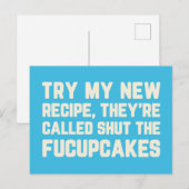 Hou je mond, de drukte maakt grappige citaat briefkaart (Voorkant / Achterkant)