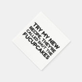 Hou je mond, de drukte maakt grappige citaat servet (Hoek)