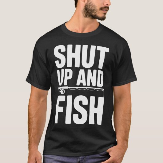 Hou je mond en vis t-shirt (Voorkant)