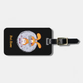 Hou je mond Konijn Funny Sarcasme Comic Design Bagagelabel (Voorkant horizontaal)