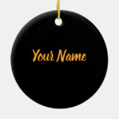 Hou je mond Konijn Funny Sarcastisch Comic Ontwerp Keramisch Ornament (Achterkant)