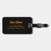 Hou je mond Konijn Grappig Sarcastisch Stripverhaa Bagagelabel (Achterkant horizontaal)