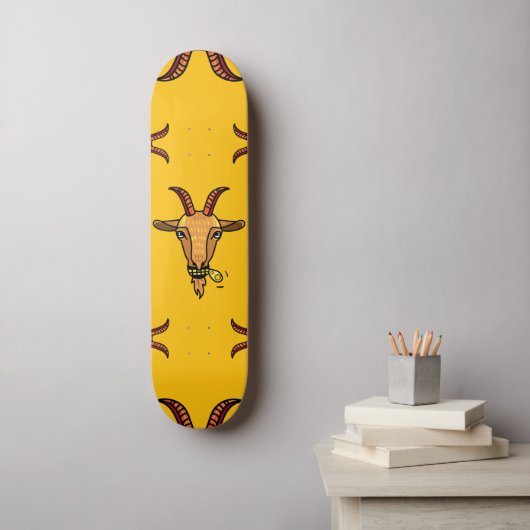 hou je mond persoonlijk skateboard (Muurkunst)