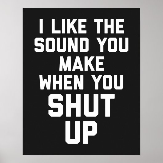 Hou je mond! poster (Voorkant)