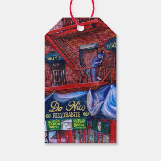 Hou je niet van rode verf? cadeaulabel (Voorkant)