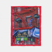 Hou je niet van rode verf? fleece deken (Voorkant)