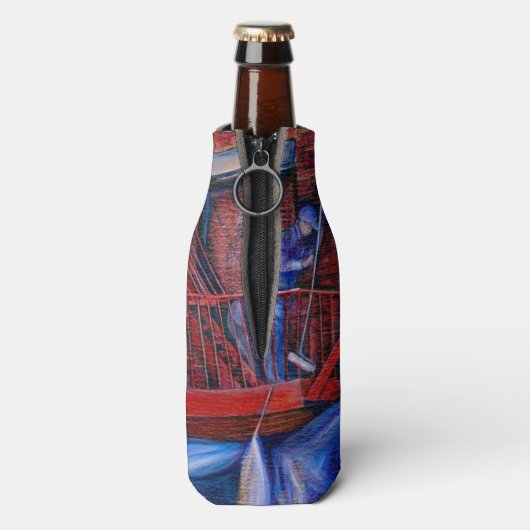 Hou je niet van rode verf? flesjeskoeler (Fles Achterkant)