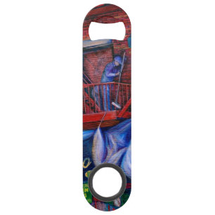 Hou je niet van rode verf? New York City, New York Speed Flessenopener