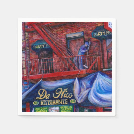 Hou je niet van rode verf? New York City Servetten (Voorkant)