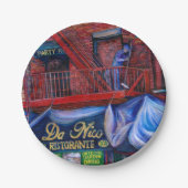 Hou je niet van rode verf? papieren bordje (Voorkant)