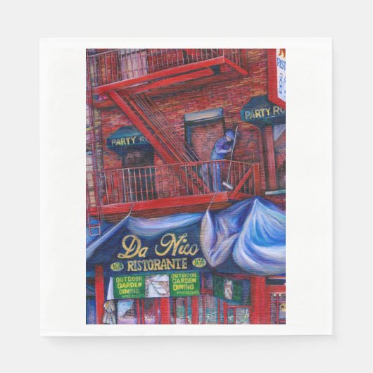 Hou je niet van rode verf? servetten (Voorkant)