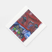 Hou je niet van rode verf? servetten (Hoek)