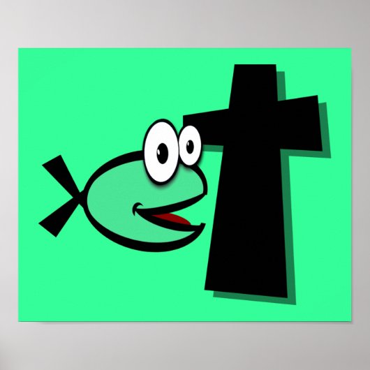 Hou je ogen op het kruis poster (Voorkant)