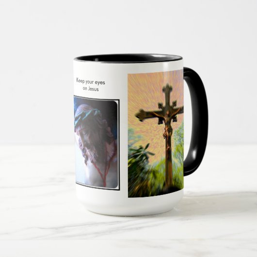 Hou je ogen op Jezus mok (Voorkant rechts)