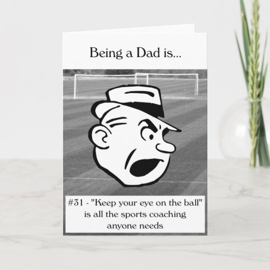 Hou je oog op de bal kaart (Voorkant)