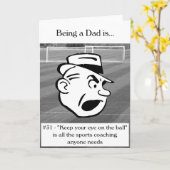 Hou je oog op de bal kaart (Gele Bloem)