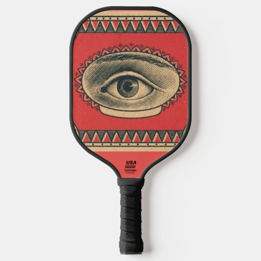 Hou je oog op de bal pickleball paddle (Voorkant)