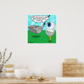 Hou je oog op de bal poster (Keuken)