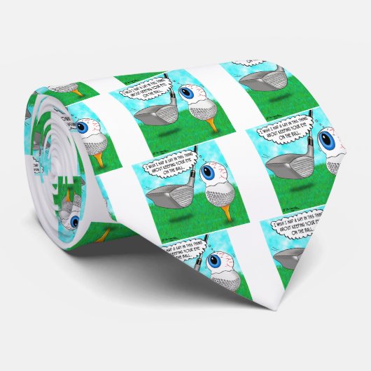 Hou je oog op de bal stropdas (Opgerold)