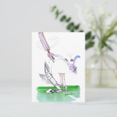 Hou je oog op de bal, tony fernandes briefkaart (Staand voorkant)