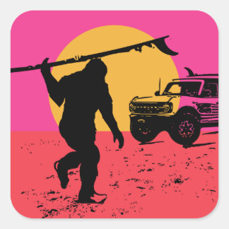 Hou je paarden stil vierkante sticker