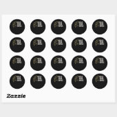Hou je Paarden vast Ronde Sticker (Vel)