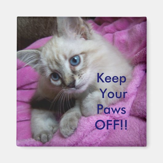 Hou je poten eraf!! KLUISMAGNEET Magneet (Voorkant)