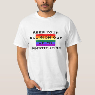 Hou je religie buiten mijn cont... t-shirt