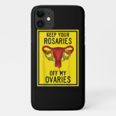 Hou je Rosaries van mijn eierstokken Feminist P Case-Mate iPhone Case (Achterkant)