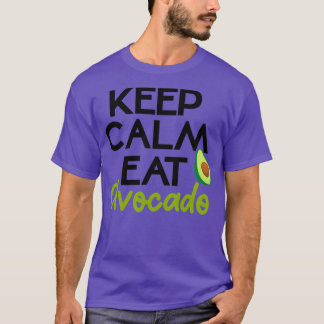 Hou je rustig, avocado t-shirt