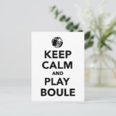 Hou je rustig, Boule Boccia Briefkaart (Staand voorkant)