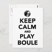 Hou je rustig, Boule Boccia Briefkaart (Voorkant / Achterkant)