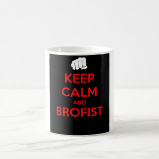 Hou je rustig en brofist. koffiemok