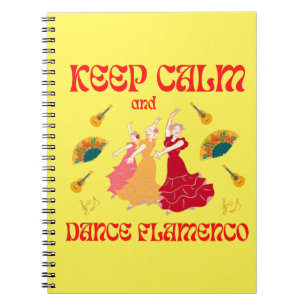 Hou je rustig en dans Flamenco Notitieboek