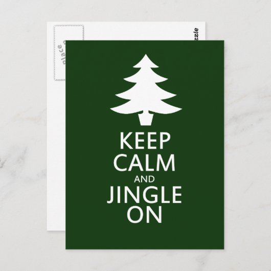 Hou je rustig en doe mee briefkaart (Voorkant / Achterkant)