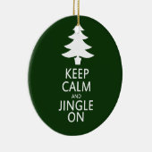 Hou je rustig en doe mee keramisch ornament (Rechts)