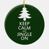 Hou je rustig en doe mee keramisch ornament (Achterkant)